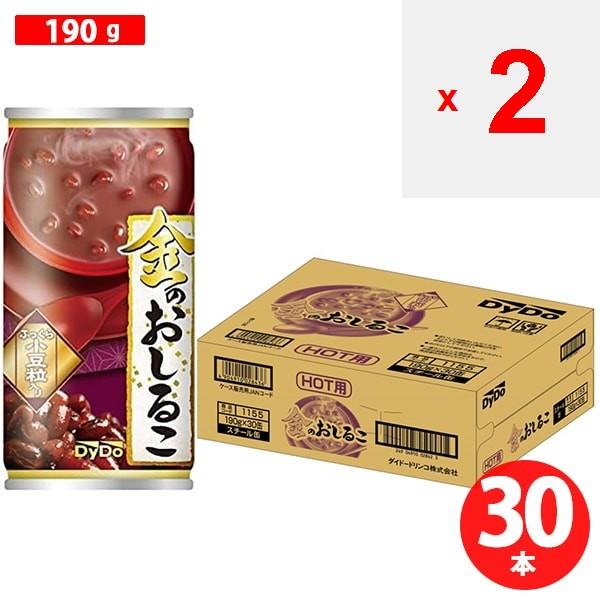 DAIDOH DRINKO Golden Oshiruko 190g x 30 Wagashi