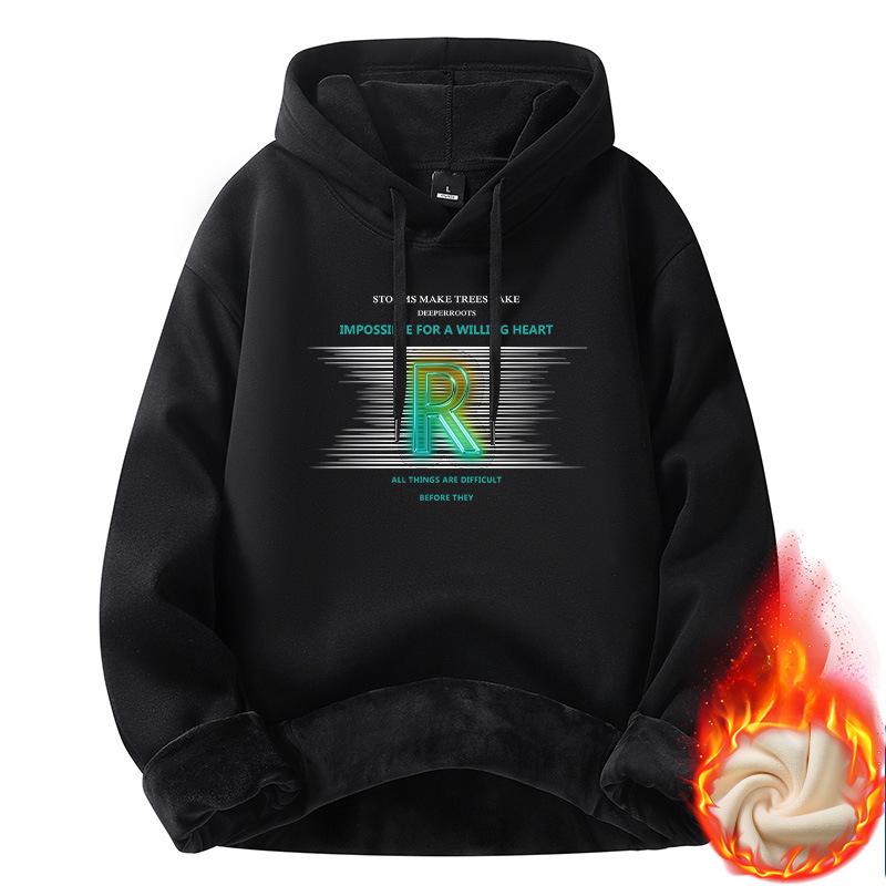 

Модная мужская теплая толстовка с капюшоном, свободная, трендовая, новая модная толстовка, топ