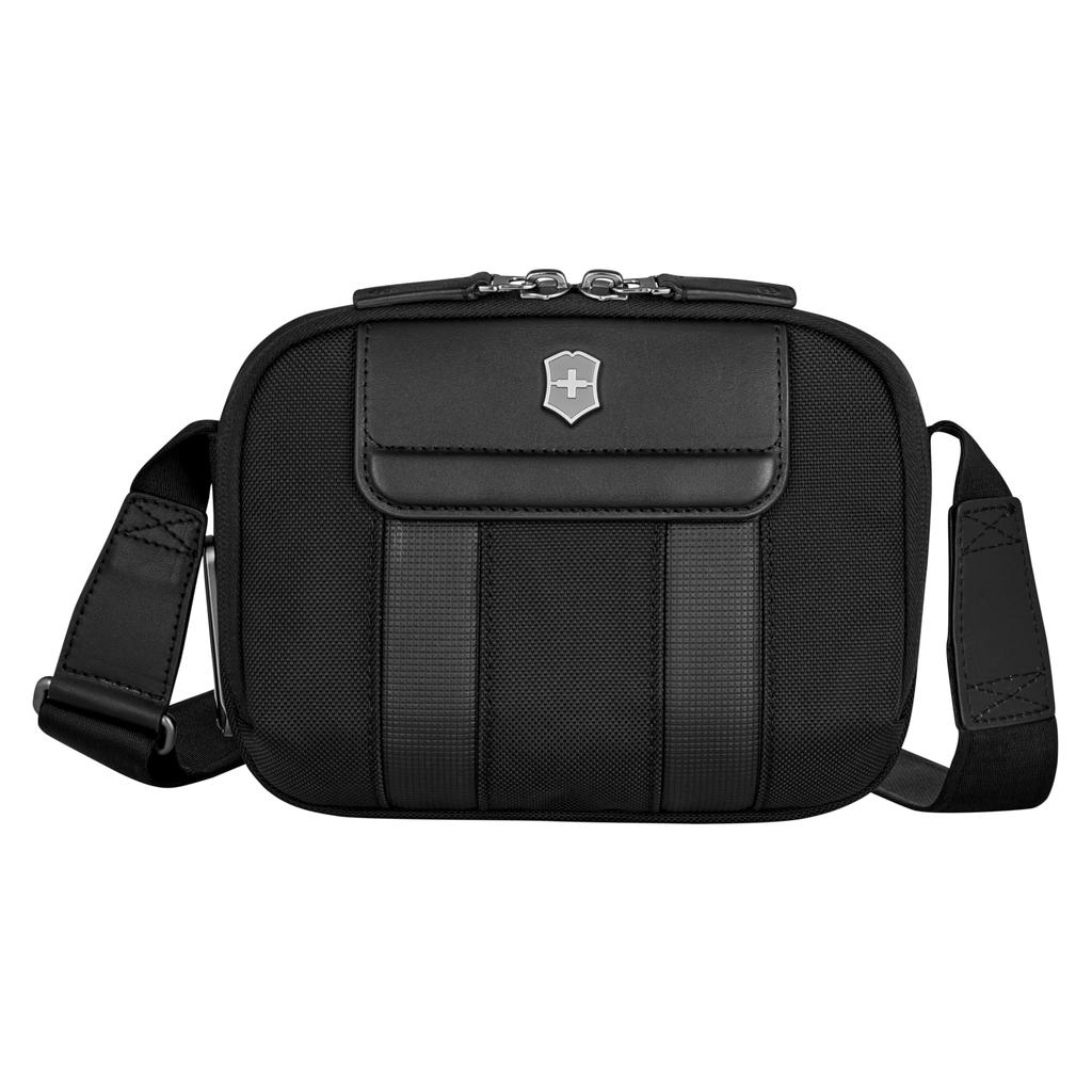 Victorinox Architecture Urban2 Compact Crossbody Bag with Sound Pocket for Earphones, Shoulder Bag, Shoulder Strap, Compartment, Multi-Tool Handle,