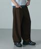 LXT Essential Cotton Wide Curved Chino Pants [Brown]