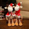 Adorable 2024 Christmas Series Plush Reindeer Snowman Penguin Decorative Figures Perfect For Holiday Gifts