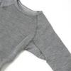Mochihada Mochijoy Crew Neck Long Sleeve Shirt Thin and Slightly Thick Mesh Gray Innerwear Warm Winter Wear Winter Wear Motorcycle Fishing Golf