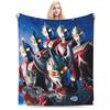 ULTRAMAN Plush Blanket Children  Flannel Throw Blanket For Couch Chair Soft Design Quality Bedspread Gift