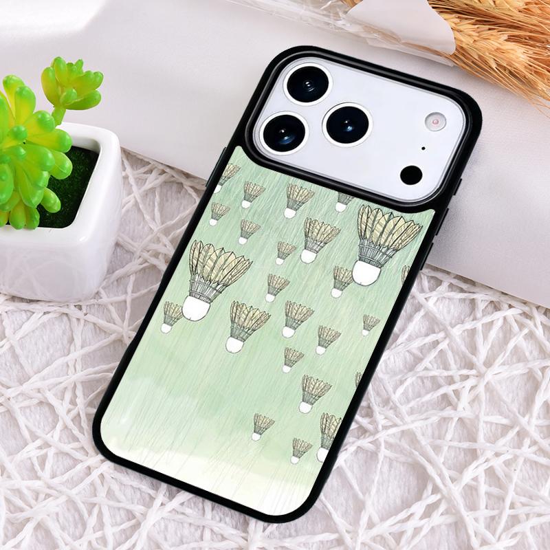 

Badminton Sport Phone Case for iPhone 17 Air 16 15 11 12 14 13 Pro Max Shockproof Cover iPhone 13 Pro Max