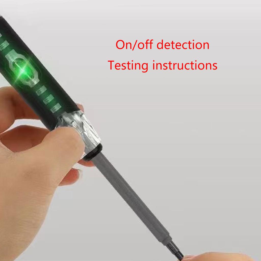 Berührungslose Spannungsprüfer-Werkzeuge, LED-Taschenlampe, Summeralarm, 24-500-V-Spannungsprüfstift, Test für stromführende/nullleitende Leitungen