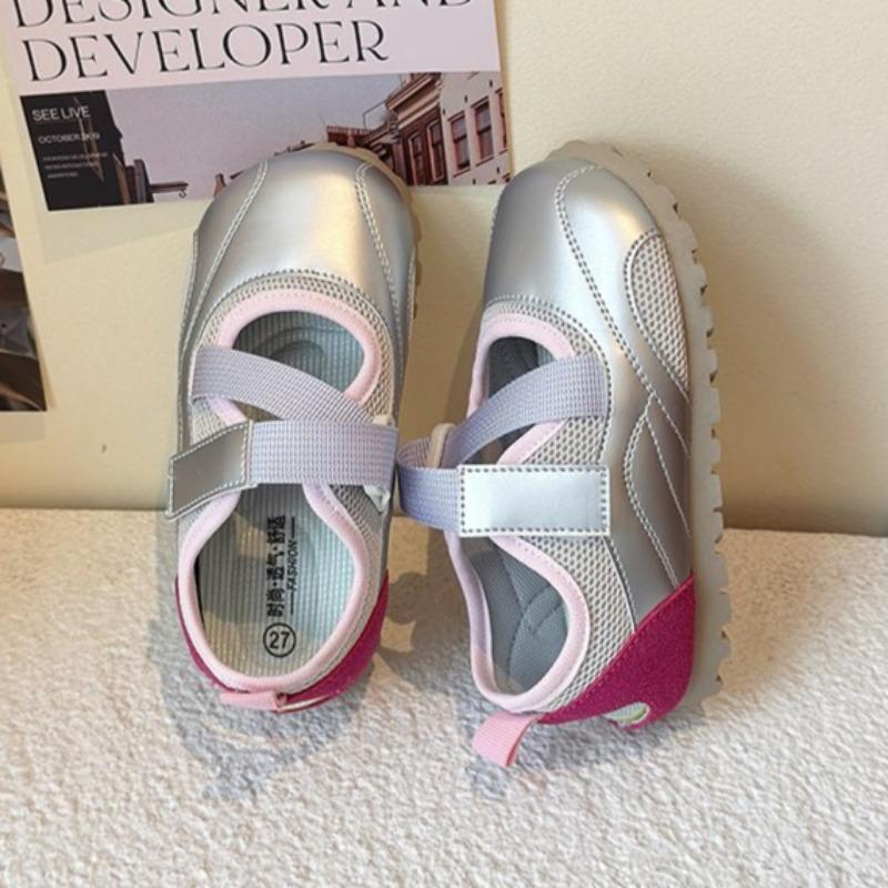 Girls' Lightweight Sports Shoes Girls' Puff White Shoes, Breathable Casual Shoes Fashionable German Training Shoes