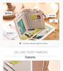 Korean Style Embroidered Zipper Wallet: Cute, Compact Women's Multi-Card Coin Purse