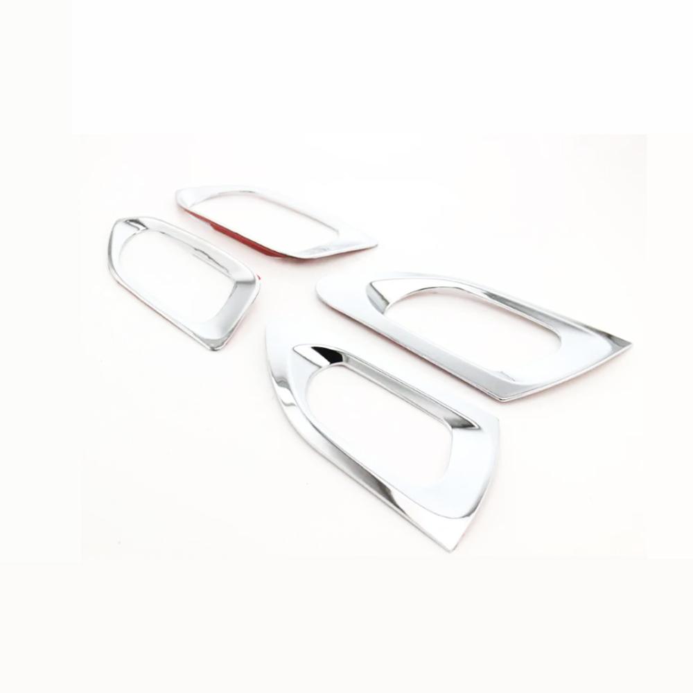 For Peugeot 208 2008 2014- 2018 ABS Front /Back Door Handle Bowl Cover Inner Door Bowl Trim Sticker Car Accessories