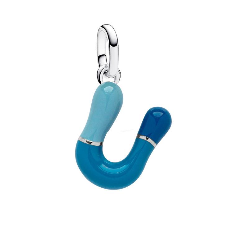 Authentic S925 Sterling Silver Charm Letter Pendant Fit  Bracelet Silver Dangle S925 Charm for Women Jewelry Loved Gift