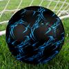 1pc Blue Swirls Abstract Size 5 Soccer Ball Professional Match Training Football Indoor &Outdoor Sports Ball Lightweight Durable C6530