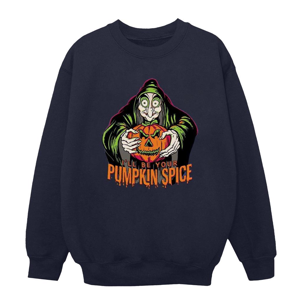 Disney Womens/Ladies Pumpkin Spice Evil Queen Villains Sweatshirt