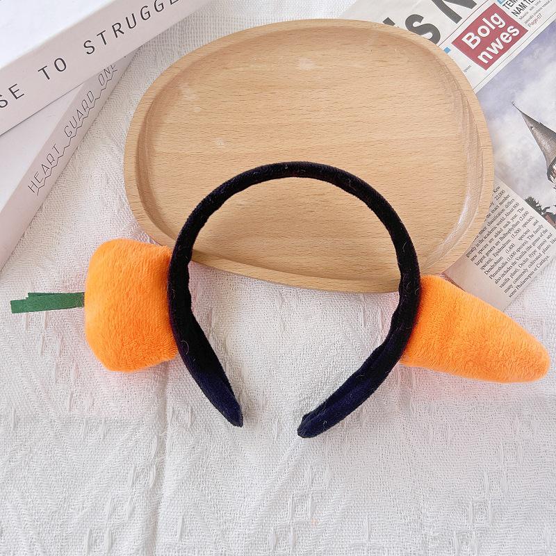 Cartoon Plush Headband: Cute Hair Accessory for Women & Kids, Perfect for Face Washing