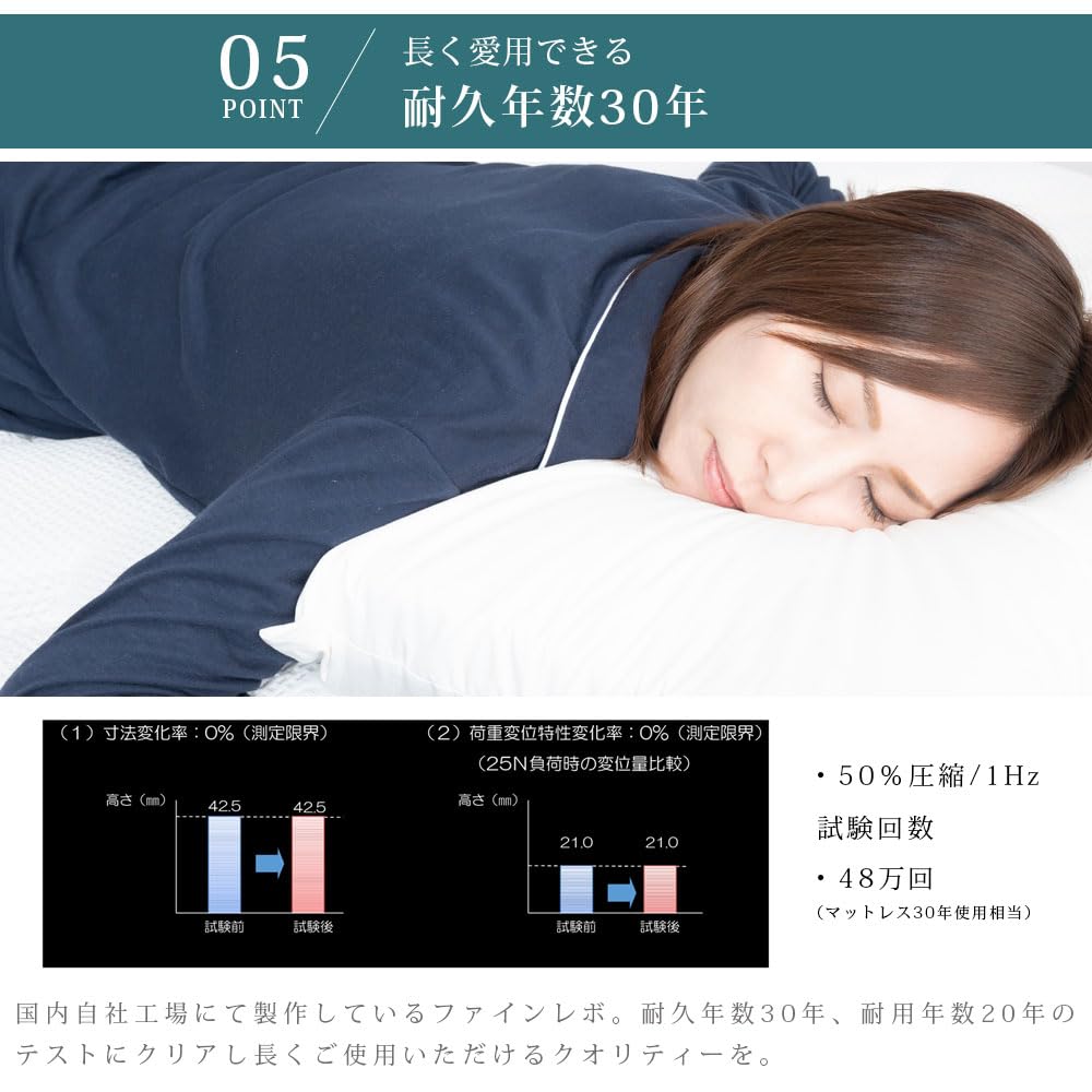 Asleep FINE REVO Pillow, Fuwari Feels like you're floating on a cloud Neck and shoulder support for a restful sleep Breathable, suitable for side