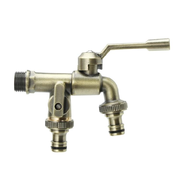 Metal Outdoor Garden Faucet Freeze Resistant Large Water Flows Spigot Easy Installation Strong Garden Water Valves