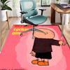 Alfons Aberg Pattern Rug, Indoor/Outdoor Mat, for Picnic, Gameroom, Bedroom, Office, Living Room, Home Decor Carpet, Birthday Gift