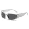 1pc  Cycling Sunglasses Outdoor Sports Shades Millennium Futuristic Sun Glasses UV Protection Street Shooting Driving Eyewear