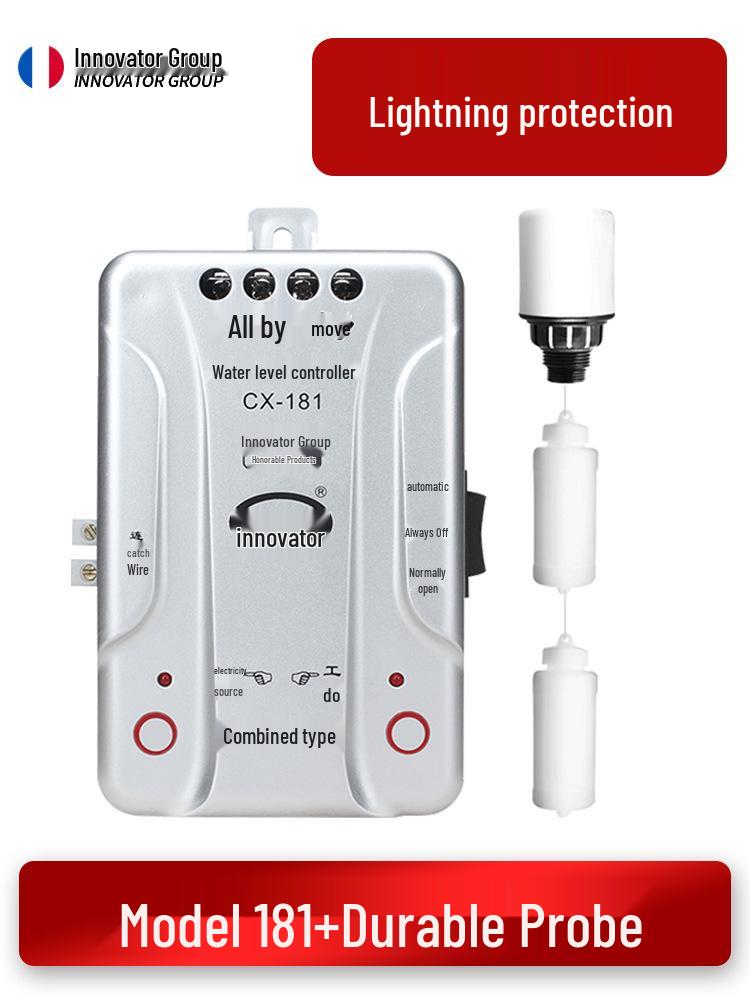 

181 Combo Water Level Controller: Automatic Water Supply & Drainage Pump with Float Switch for Tanks & Towers