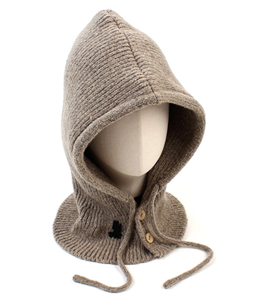 Yunibeosyeolkemiseuteuli Wool Knit Open Balaclava (6 Colors)