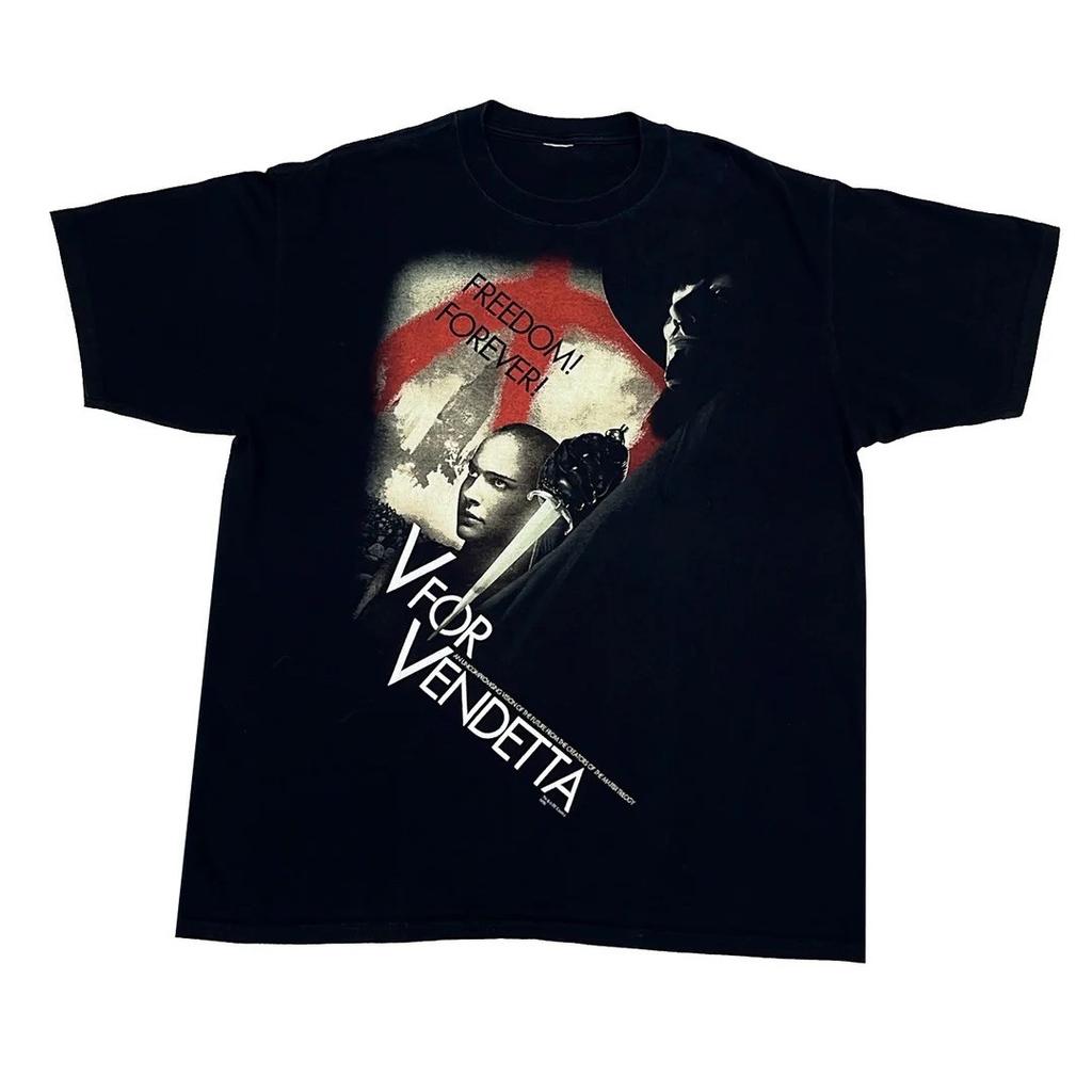 V For Vendetta 2005 05 Vintage Movie Promo Graphic DC Comics Cult Film Unisex T-Shirt