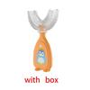 U Children Shaped Silicone Toothbrush Kid Baby Infant Oral Cleaning Manual