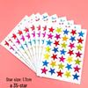Golden Star and Flower Reward Stickers for Children - Ideal for Kindergarten Praise