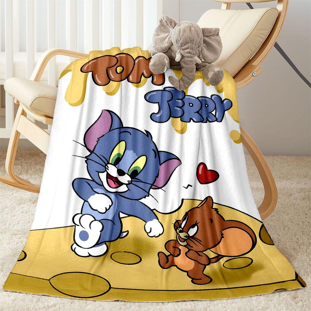 Tom And Jerry Adventure Suitable blanket for offices, travel, living rooms also a good gift for friends and family Suitable for all seasons.