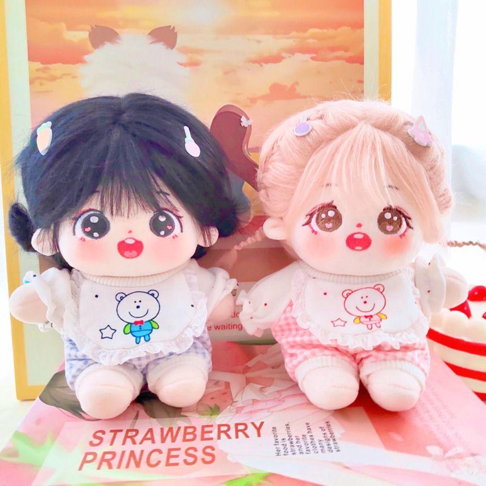 

Хлопковый материал, мультяшное боди, мини-кукольная одежда, 20 см, хлопковая кукла/хлопковые мягкие куклы