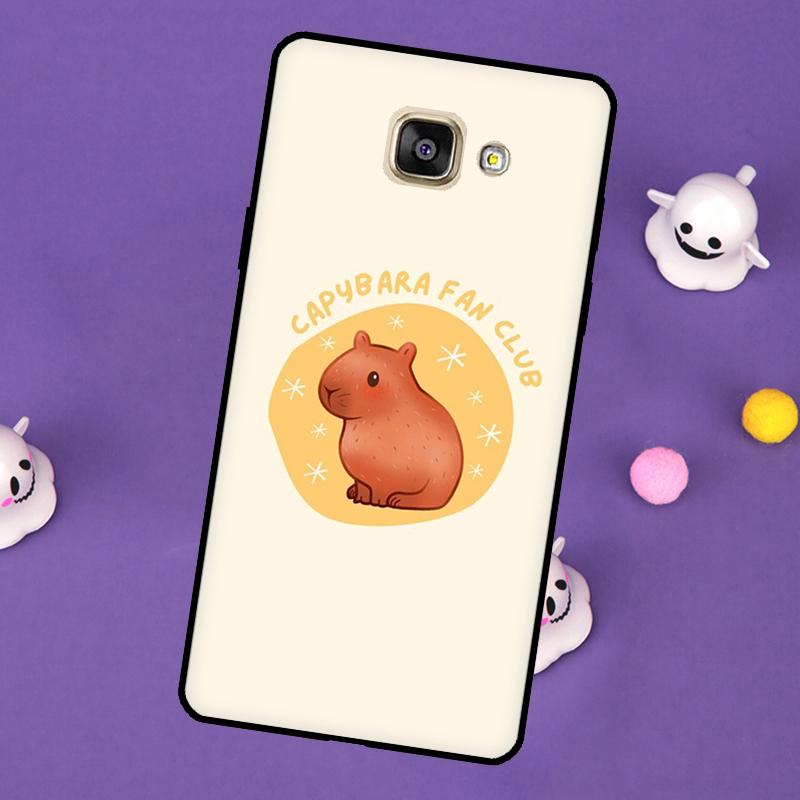 Süße Capybara Hülle Für Samsung Galaxy A3 A5 2016 J3 J5 J7 2017 J6 J4 Plus A6 A7 A8 A9 J8 2018 Rückseite