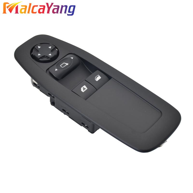 

Regulator Power Window Switch Button With Folding For Peugeot 208 3008 5008 2013- 96751127ZD 6751120ZD Car Accessories