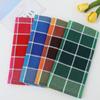 4 Pieces Household Cotton Yarn Waffle Cleaning Clothes Soft Absorbent Dishcloth Rectangular Tea Towel Pot