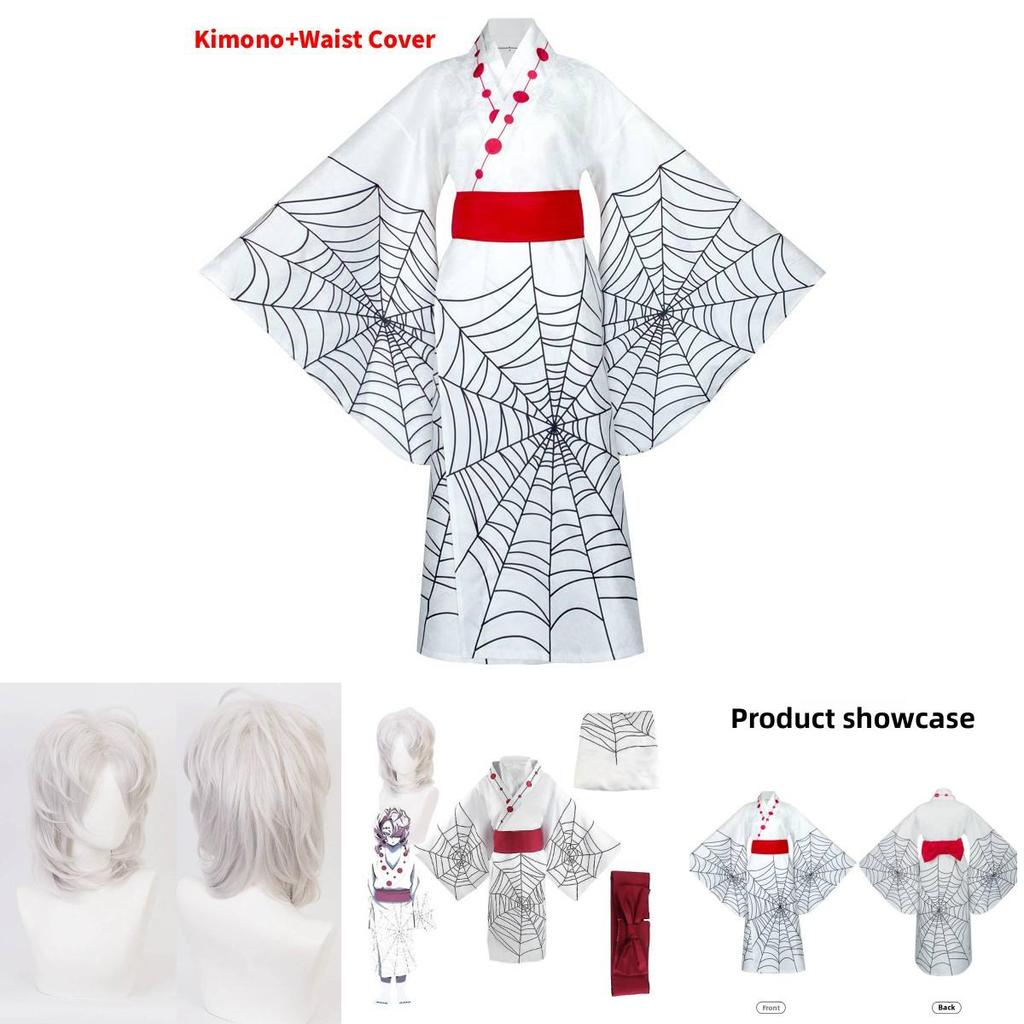 Demon Slayer Kimetsu No Yaiba Rui Cosplay Costume With Spandex For Halloween Carnival And Anime Fests