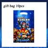 10/20/30/50 Peças tema Roblox papéis para celebração de data de nascimento Sacola para Presentes Doces Sacola de Lembrancinhas projetada para Crianças Data de Nascimento Sacolas Surpresa Chá de Bebê