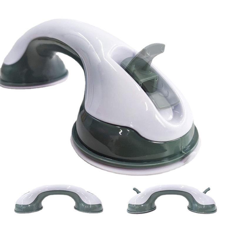 

Подлокотник для ванной комнаты с прочной ручкой-присоской, подлокотник для пожилых и детей, ручка с защитой от падения, аксессуары для ванны зелёный