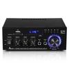 Powerful 50W+50W 2Channel Home Stereo Receiver Bluetooth-compatible Stereo Amplifier for Theater,Karaoke,USB,Support