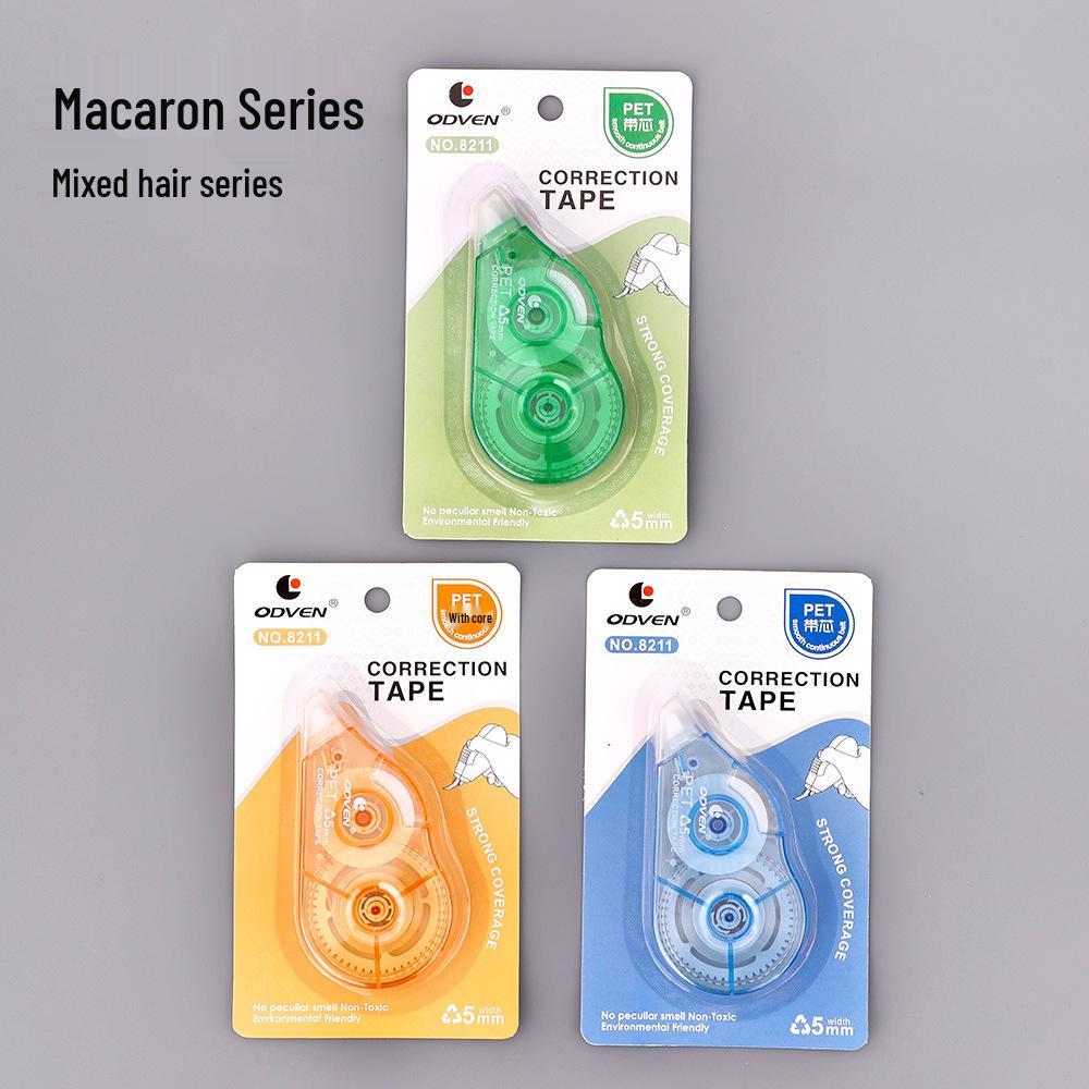 Morandi Color Large Capacity Transparent Correction Tape - Premium Student Stationery Gift