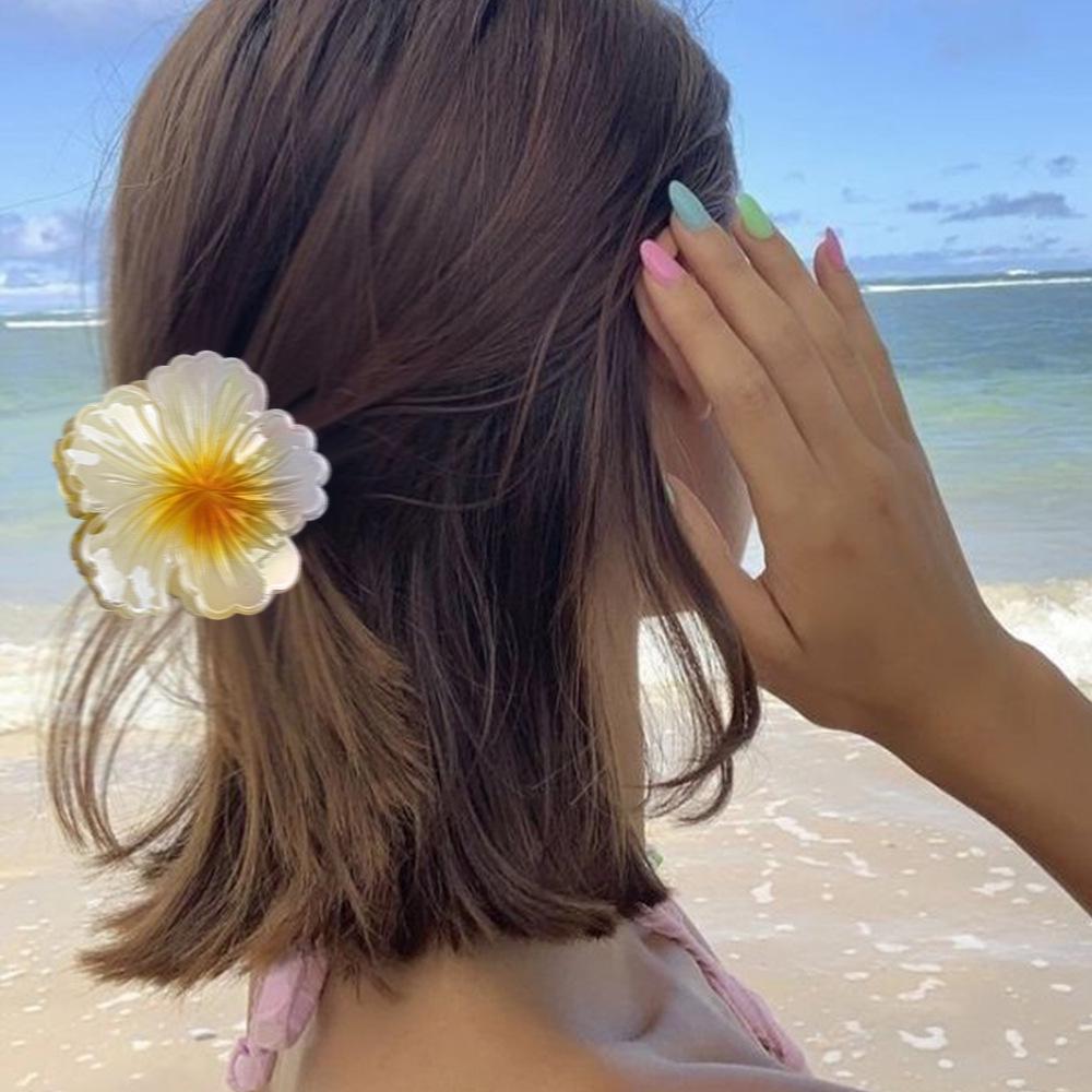 Schicker Sommer Kohlblumen Haarklammer - Elegantes Strandurlaubs-Accessoire