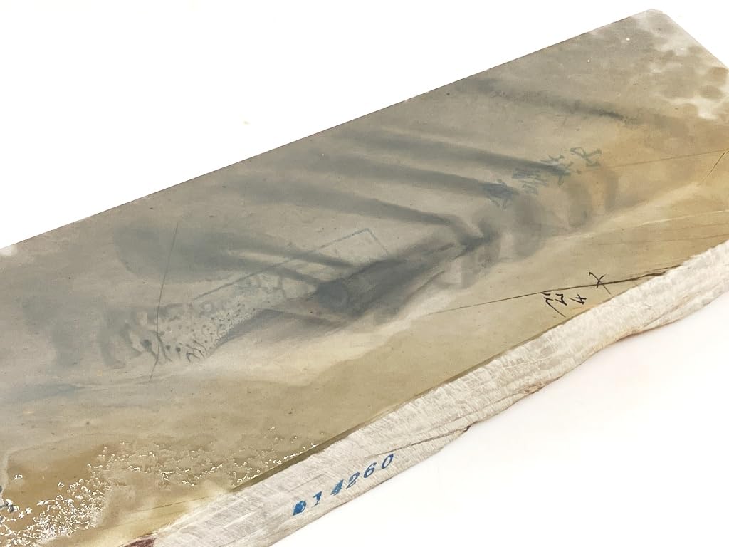 Natural Whetstone Shomotoyama Yamashiro Meihon Narutaki Kinbyobu Ikkiakiaki Rui Mizuasa Yellow Glue Long Ukyo-ku Ondoyama-cho 30-cut 8-sun #60 /1,540g