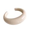 Resin Bracelet Round Opening Jewelry Modern Cold Wind Solid Color Ring Set Women's Bracelet