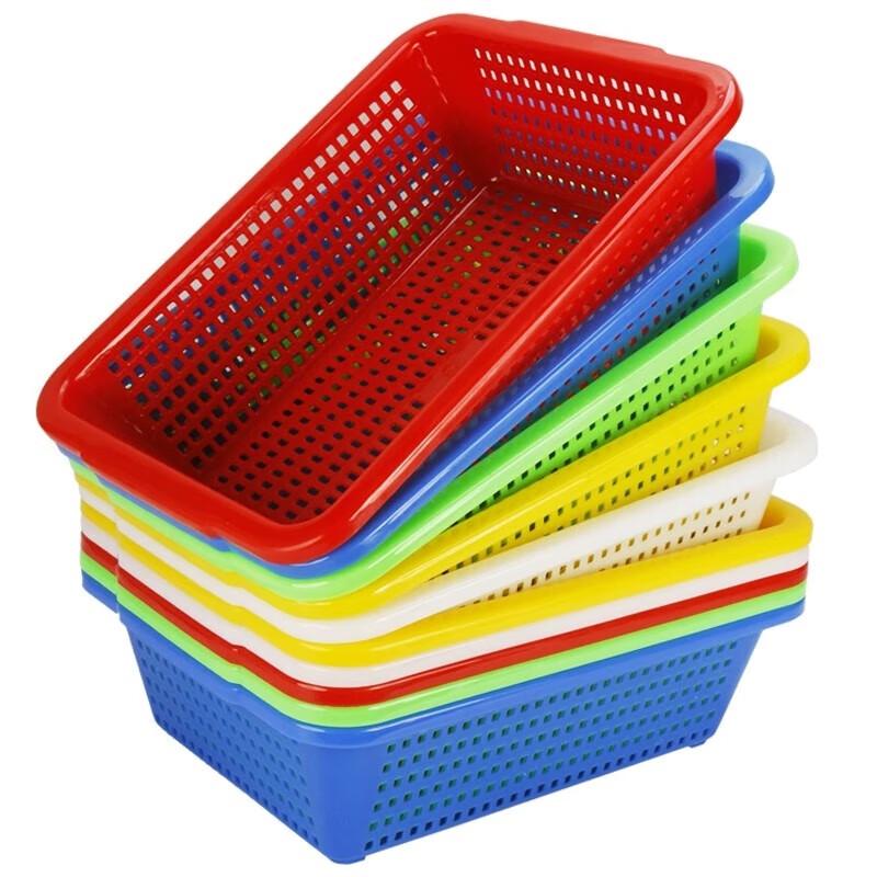 Debo Rectangular Plastic Kitchen Drain & Storage Basket