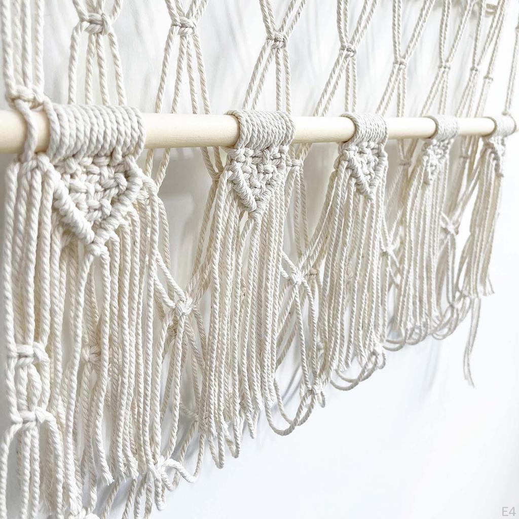 Animal Storage Net for Wall - Hand Woven Macrame Toy Organizer Kids Room