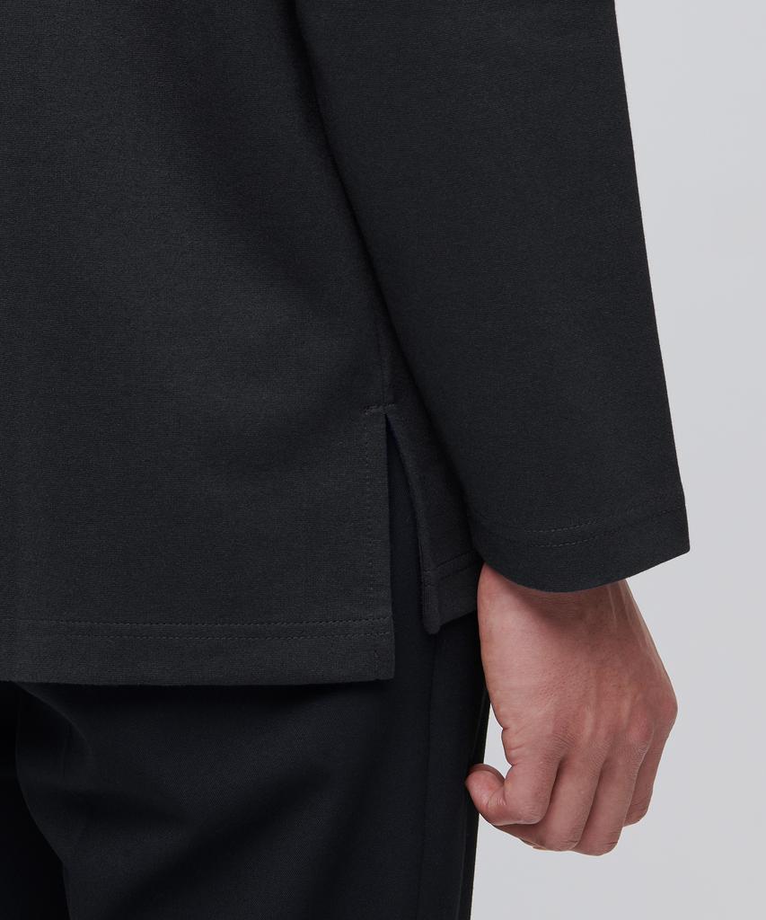 Musinsa Standard Ponte Turtleneck Long Sleeve T-Shirt [Black]