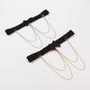 Leg Chain Sexy Boho Style Bowknot Decor Thigh Chains Shinning Body Chain Festival Rave Body Supplies for Women Girls