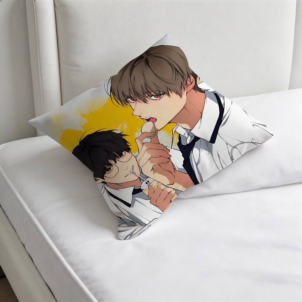LLost In The CCloud Manga Quadratische Kissenhülle Weiche Dekorative Überwurf-Kissenhülle für Zuhause Sofa Bett