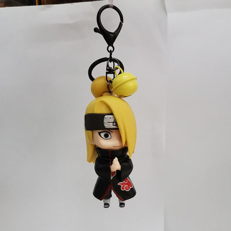 Anime Accessories NARUTO Keychain Naruto Itachi Sakura PVC Car Decor
