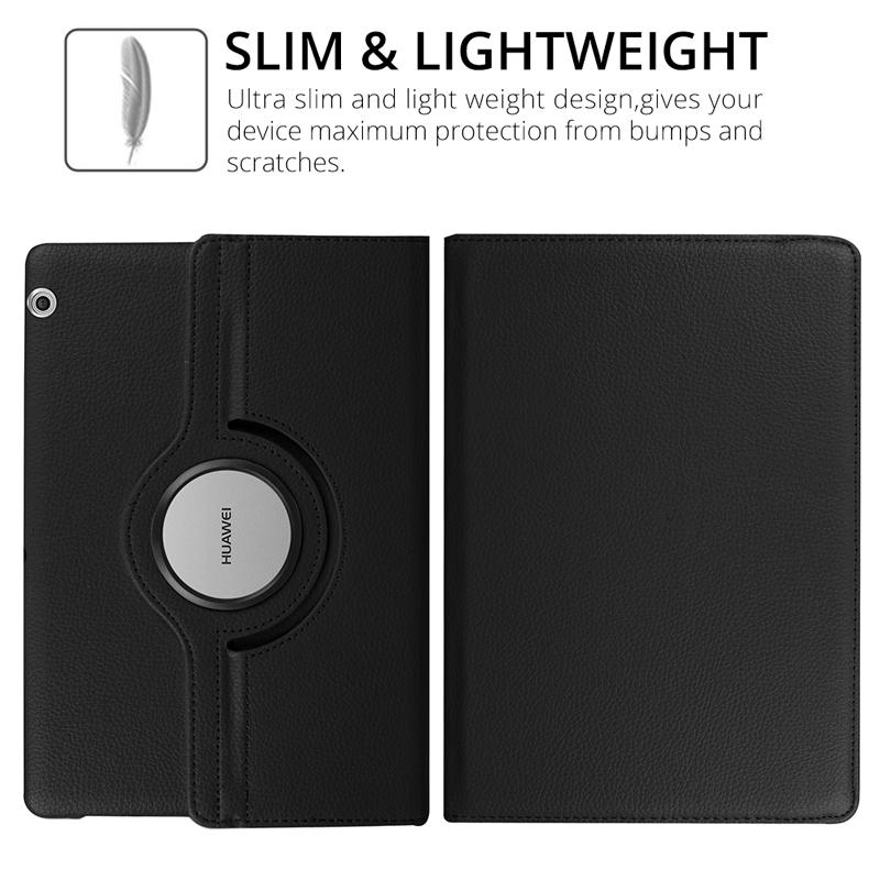 Rotating Case for Huawei MediaPad T5 10 T3 9.6 M5 Lite 10.1 8.0 Stand Cover for Huawei MatePad 11 T10S T10 10.4 T8 Tablet Funda
