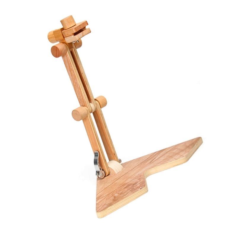 Height Adjustable Embroidery Hoop Holder Tabletop Stitching Frame Stand