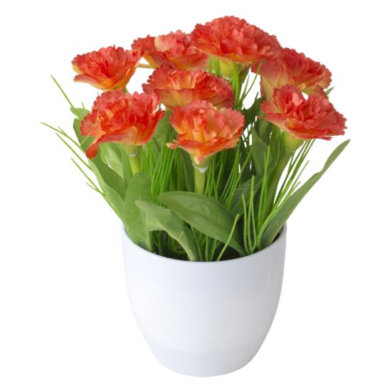 1 Set Artificial Plants Multi-use Handmade Plastic Artificial Plants Display for Garden