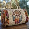 Western Style Small Duffle Bag Gym Travel Unisex Handbag