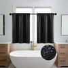 1 Pair Blackout Small Curtains Waterproof Sunshade Curtains Cafe Curtains Cabinet Curtains