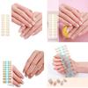 Nails Polish Stickers Semi Cured Gels Nail Strips Light Required Gels Wraps